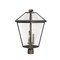 Z-Lite Talbot 3 Light Outdoor Post Mount Fixture, Oil Rubbed Bronze And Seedy 579PHXLR-ORB - alternate 5